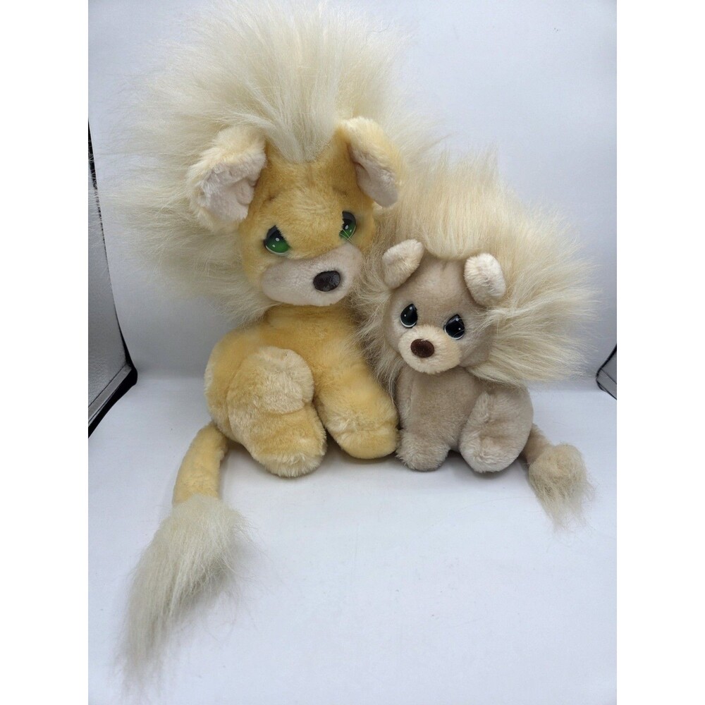 Vintage Applause Precious Moments Lion Lot Of 2 1985 6" 12"